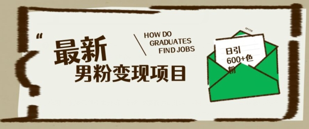 最新男粉变现项目，日引100+S粉，流量爆炸，小白轻松上手-OG网创