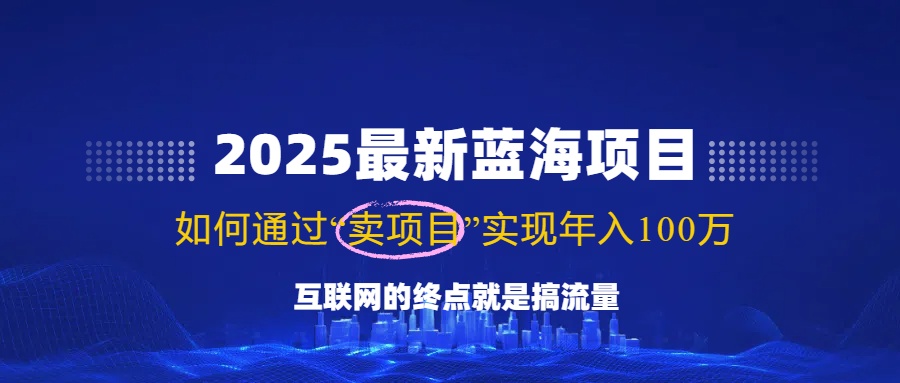 （14305期）2025最新蓝海项目，零门槛轻松复制，月入10万+，新手也能操作！-OG网创